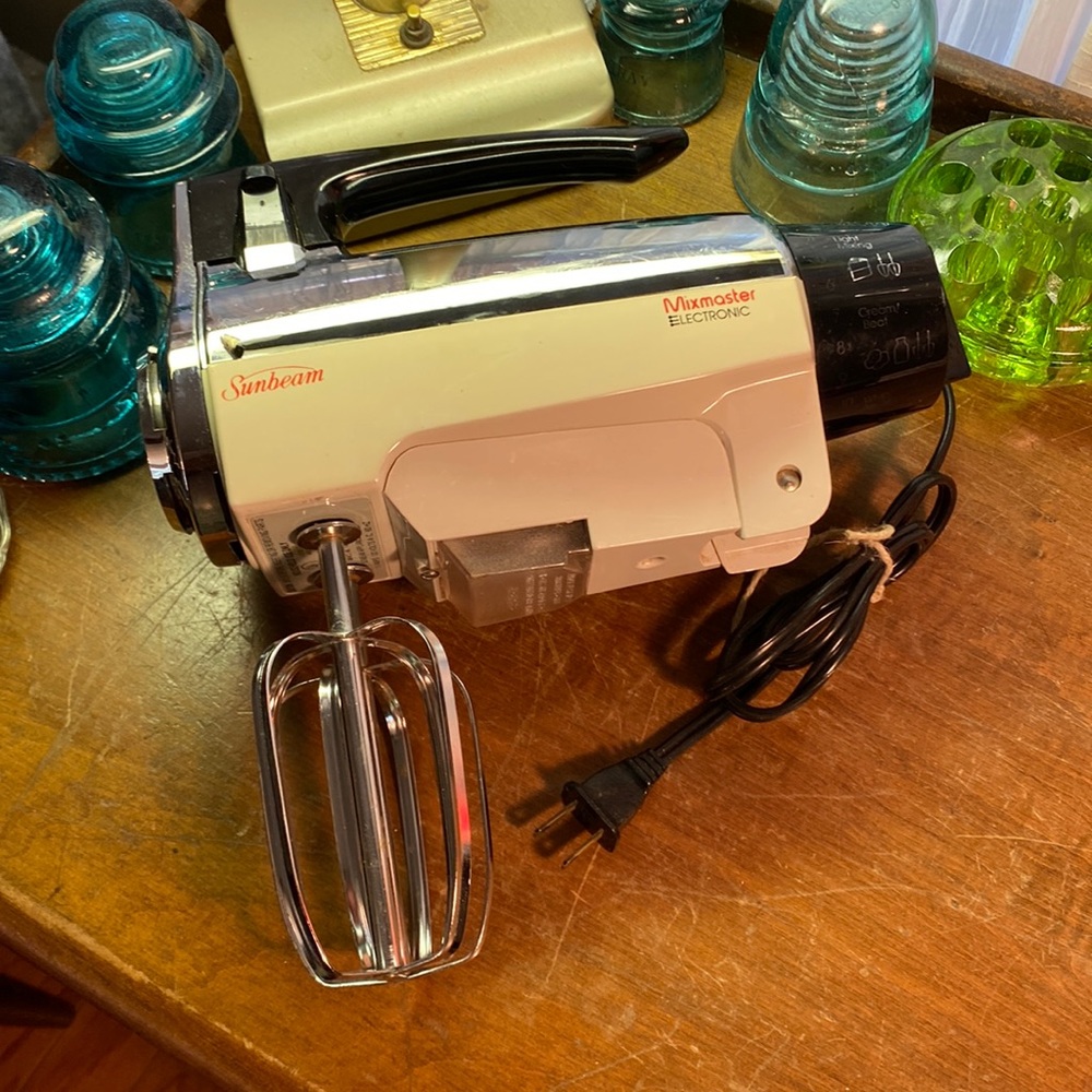 Sunbeam Mixmaster 12 Speed Replacement Head Only Model 01930 Silver Works